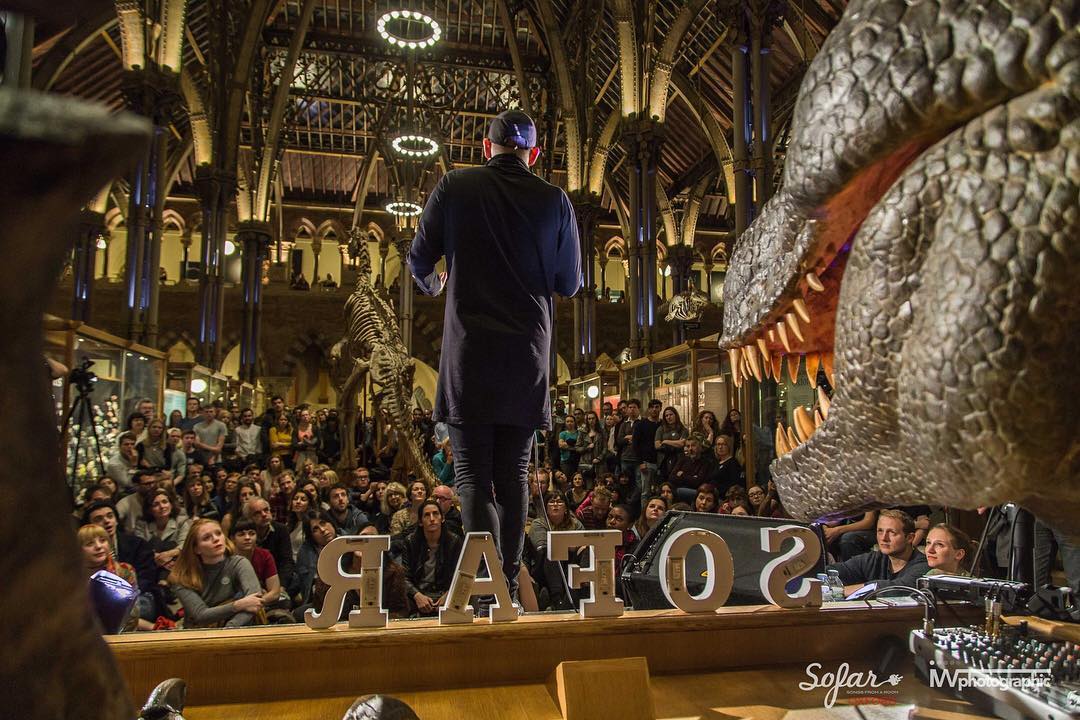 Sofar Show at the Oxford Museum of Natural History in Oxford, England, UK. Photo by Ian Wallman