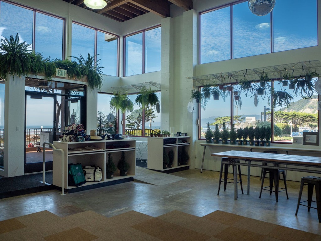 The interior of Ocean Plant in San Francisco