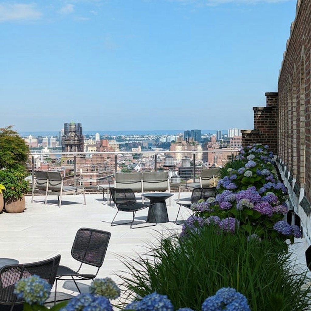 The rooftop at Union Square Ventures